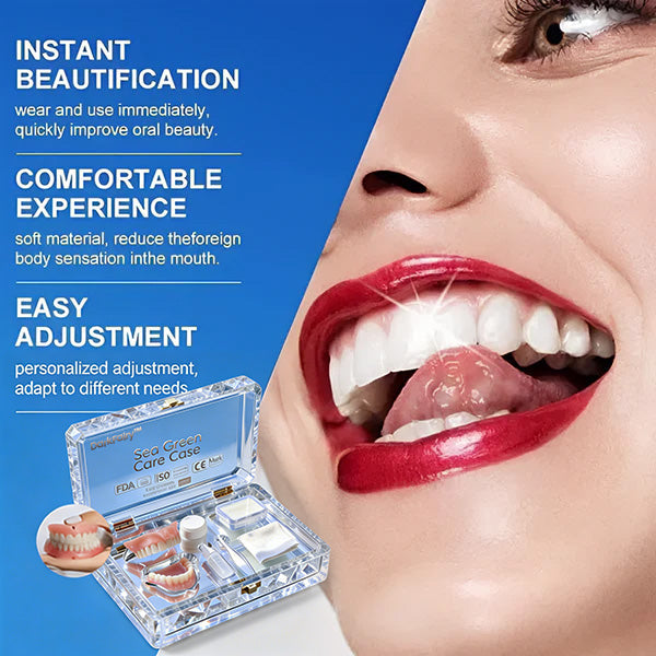 🦷 DarkFairy™ Medical Full Denture with Strong Suctiond Custom-Fit Full Functional Dentures 🦷