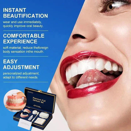 Ends Today: 70% OFF! ⏰DarkFairy™ Medical Full Denture with Strong Suctiond🦷