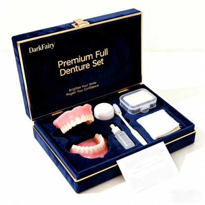 Ends Today: 70% OFF! ⏰DarkFairy™ Medical Full Denture with Strong Suctiond🦷