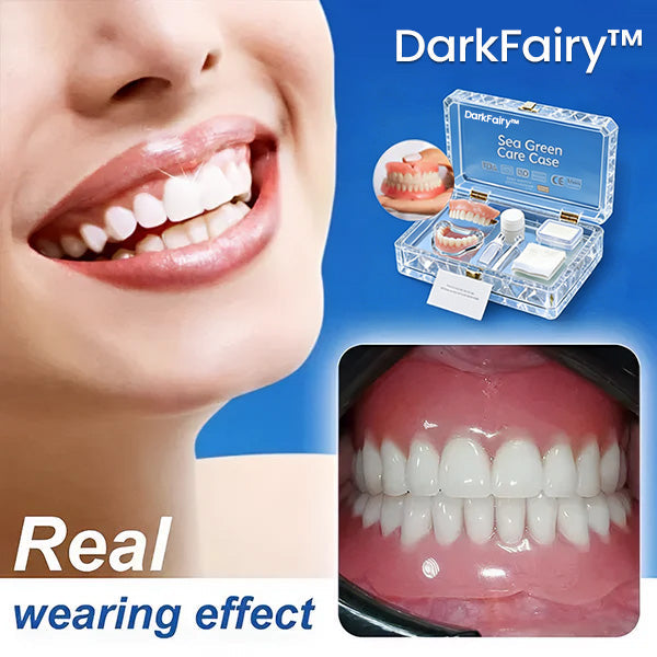 🦷 DarkFairy™ Medical Full Denture with Strong Suctiond Custom-Fit Full Functional Dentures 🦷
