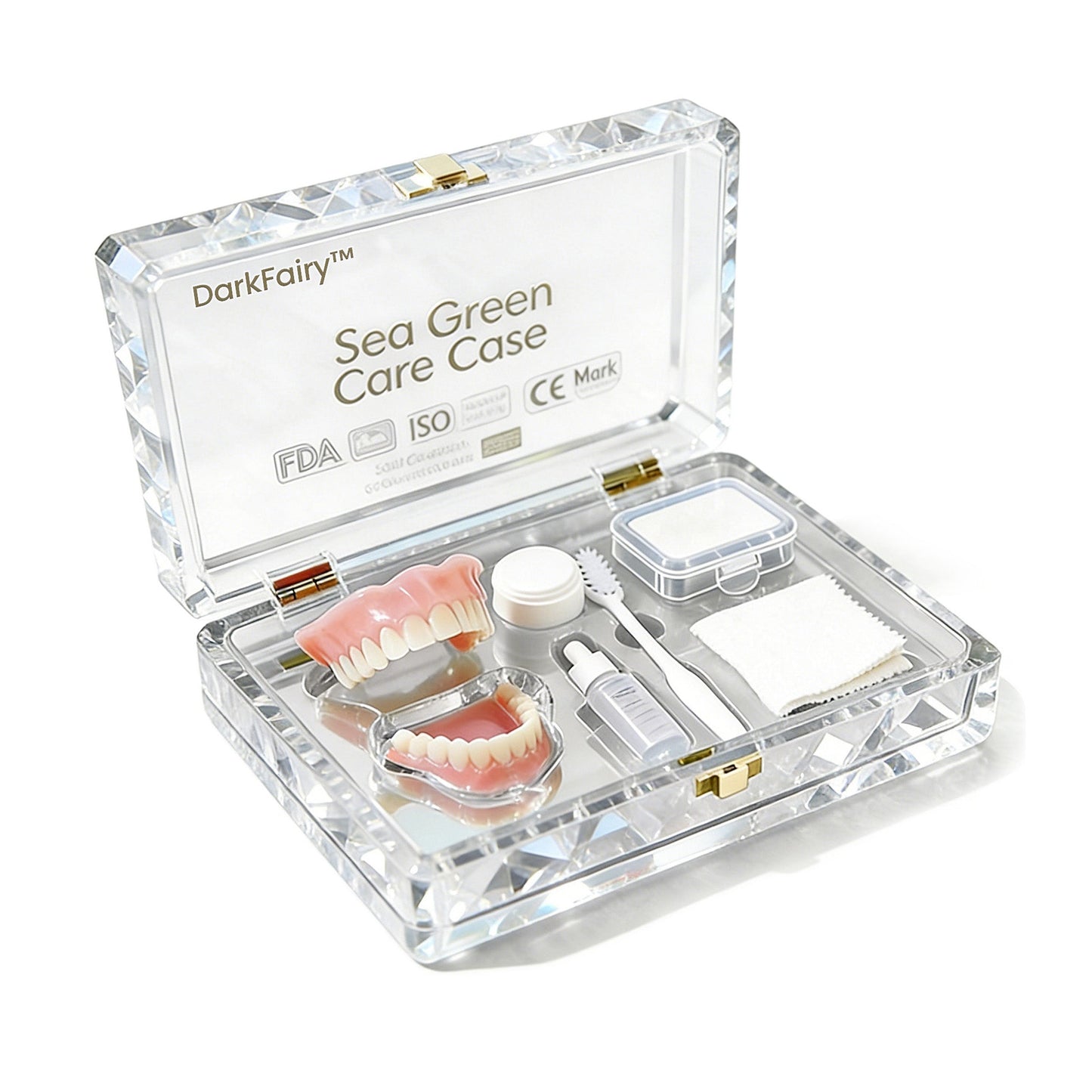 🦷 DarkFairy™ Medical Full Denture with Strong Suctiond Custom-Fit Full Functional Dentures 🦷
